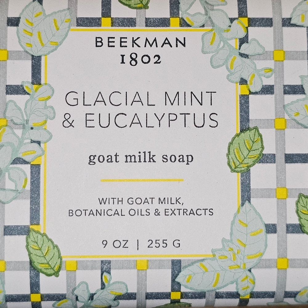 Beekman 1802 Mint & Eucalyptus Goat Milk Soap - Picture 1 of 2